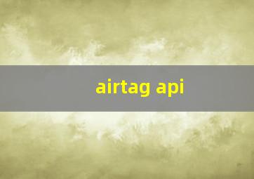 airtag api